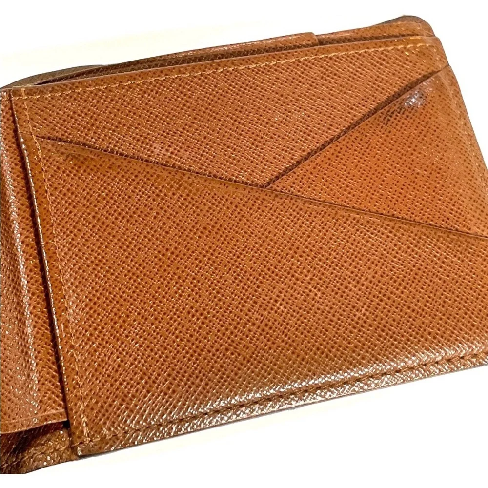 Louis Vuitton Authentic Monogram Men Brown Wallet- Preowned